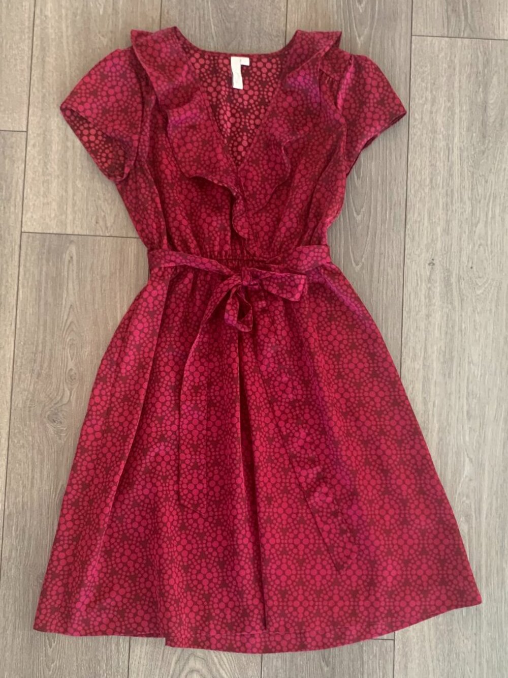 Fossil Magenta/Berry/Violet Dress Size S EUC